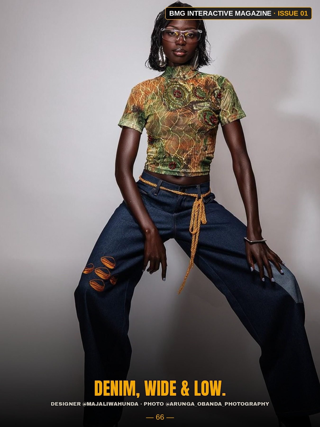 Adut Maria Agok — page 4 of her Issue 01 spread