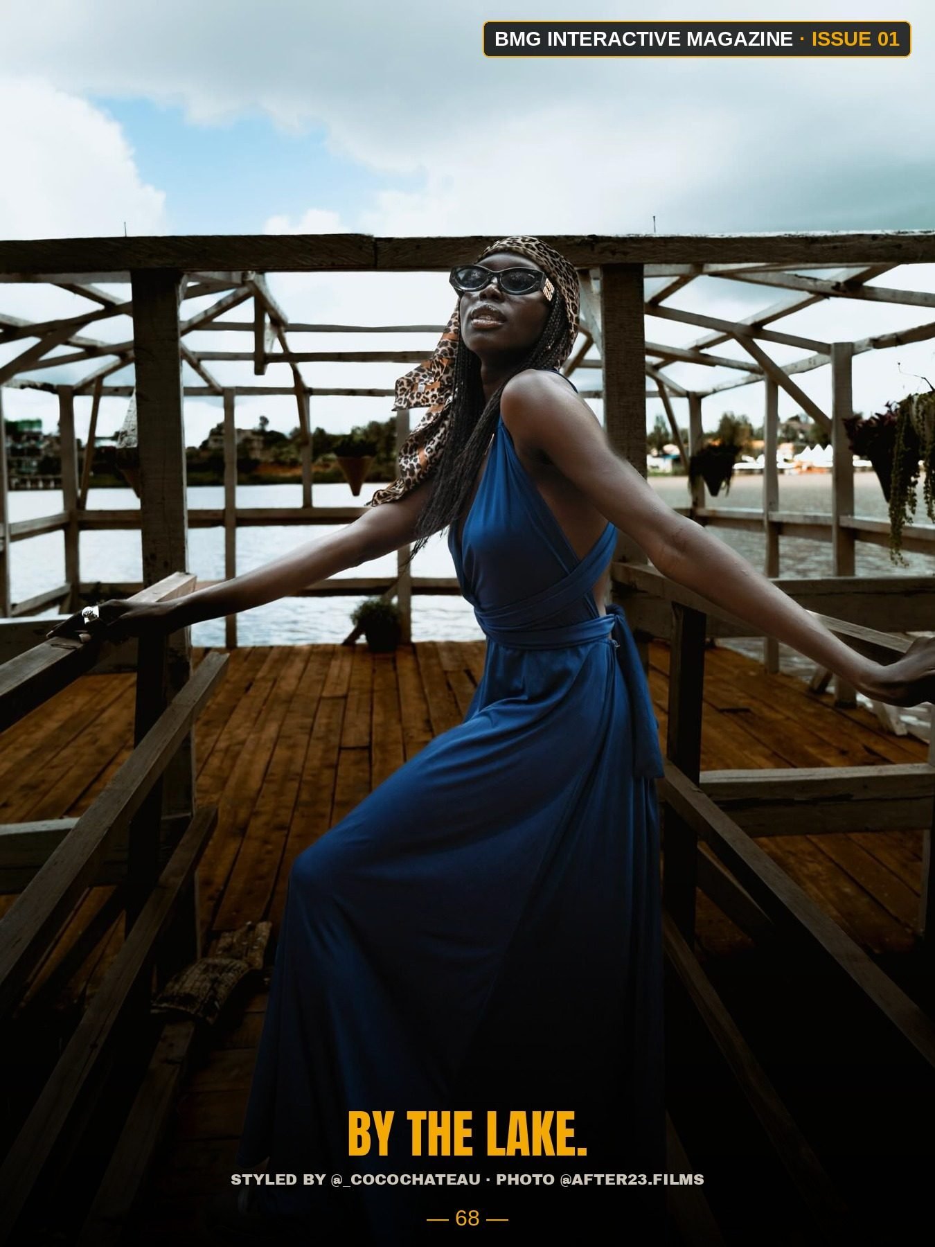 Adut Maria Agok — page 6 of her Issue 01 spread