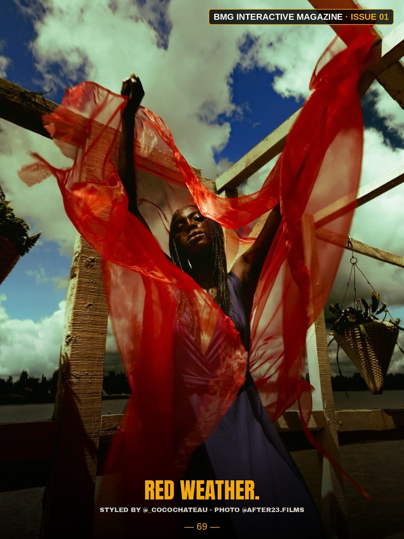 Adut Maria Agok — page 7 of her Issue 01 spread
