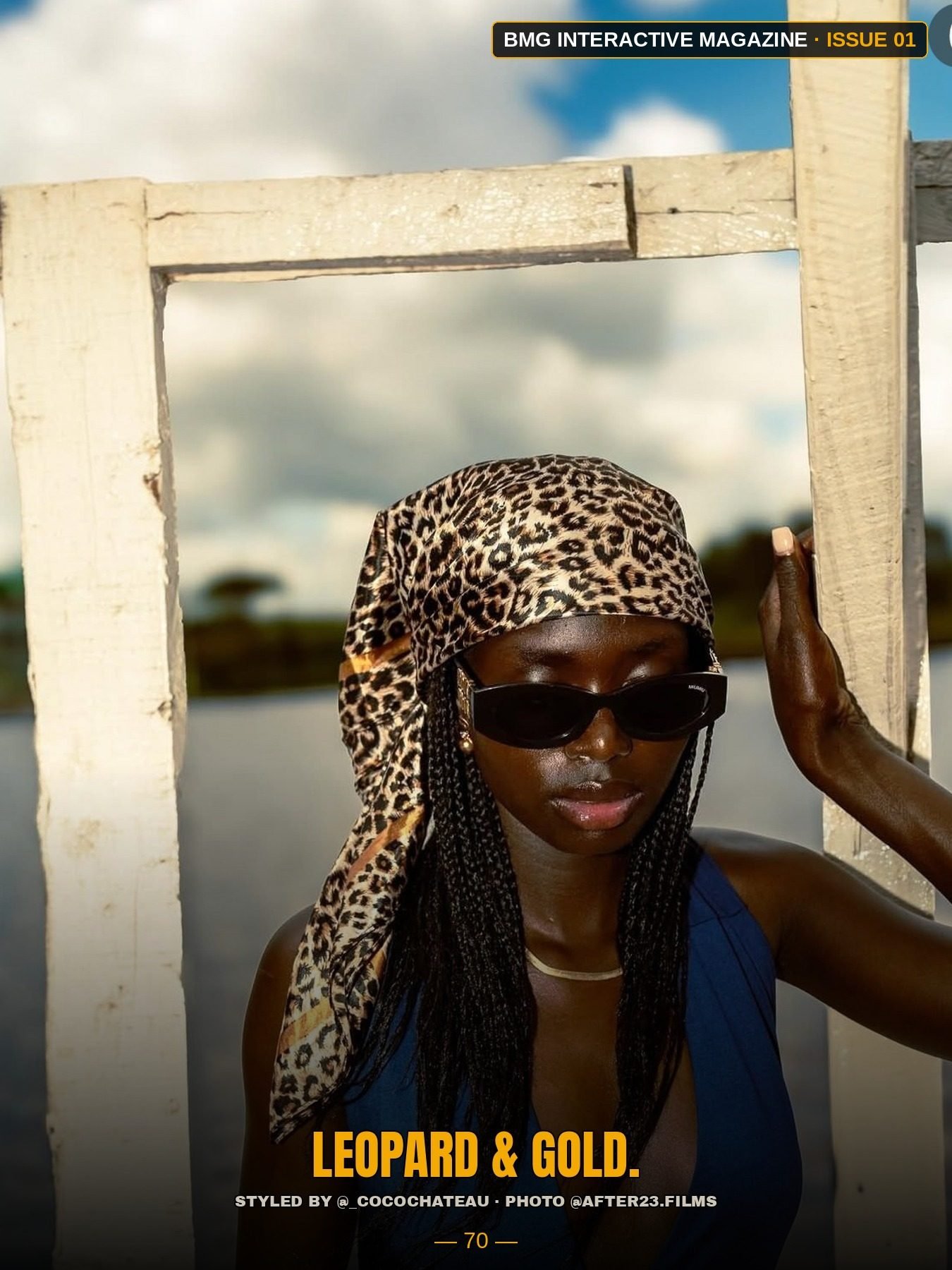 Adut Maria Agok — page 8 of her Issue 01 spread
