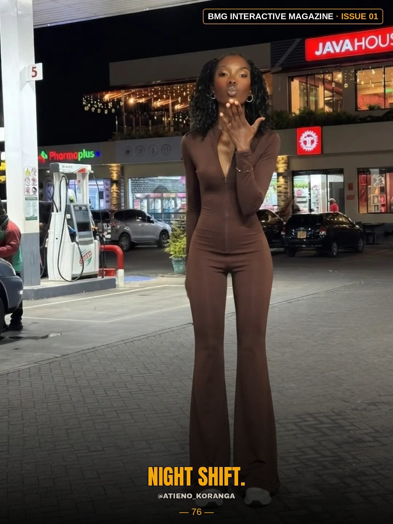 Atieno Koranga — page 6 of her Issue 01 spread