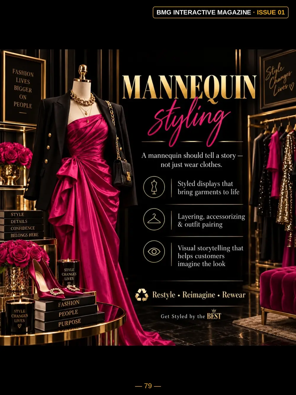 Bonita Best · Runway Recycled — Mannequin Styling