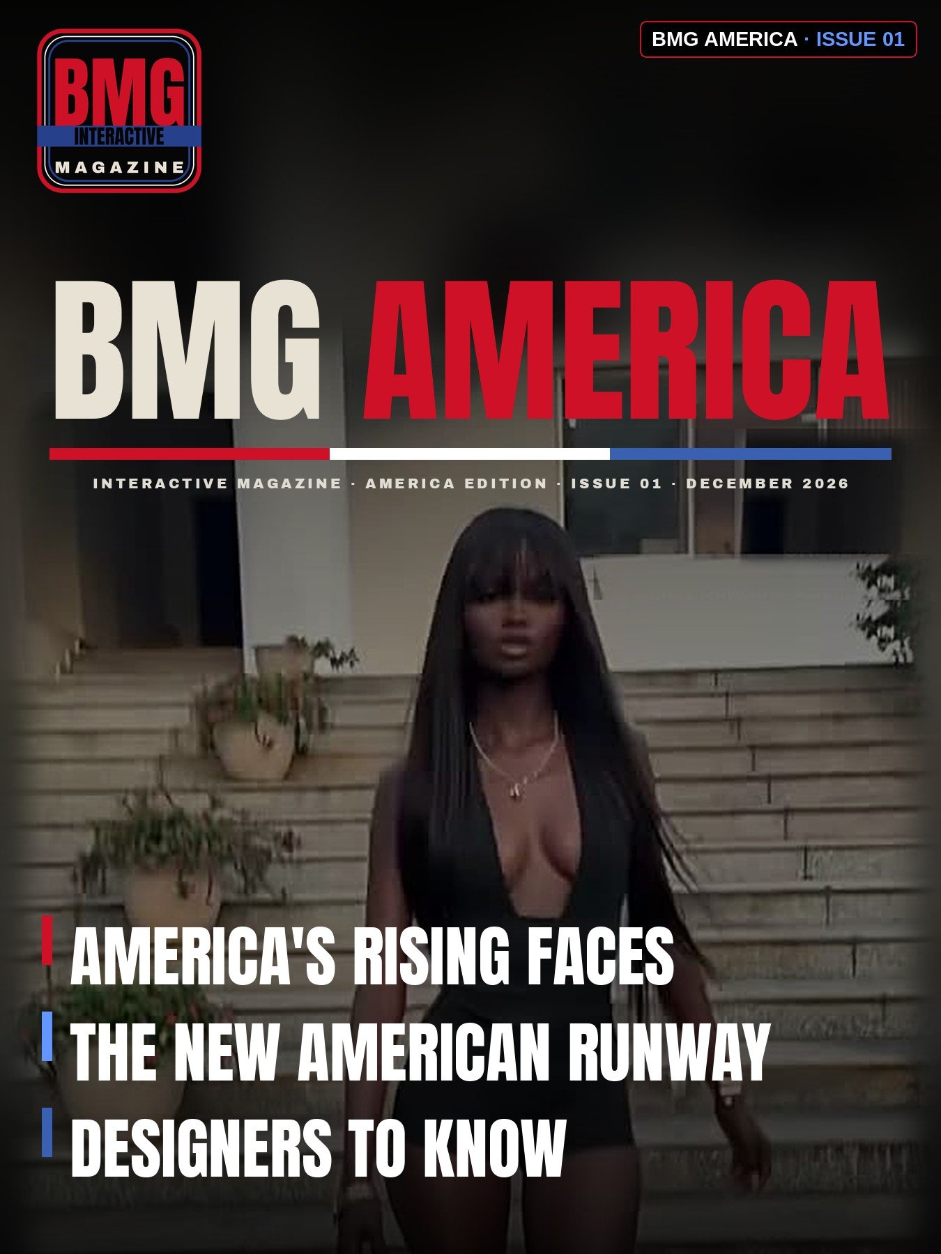 BMG Interactive Magazine — America Edition, Issue 01 cover, December 2026